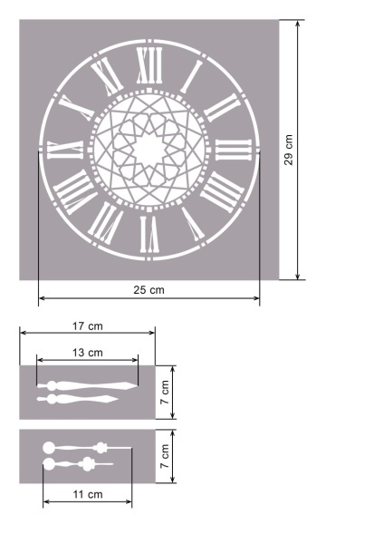 Sablon Ceas SP96-M3 - diferite dimensiuni - Img 3