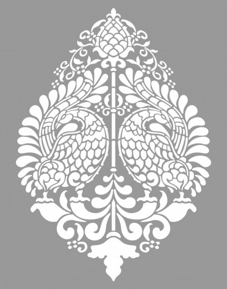 Sablon Paun in Oglinda 890*660mm - SP1988960 - Img 3