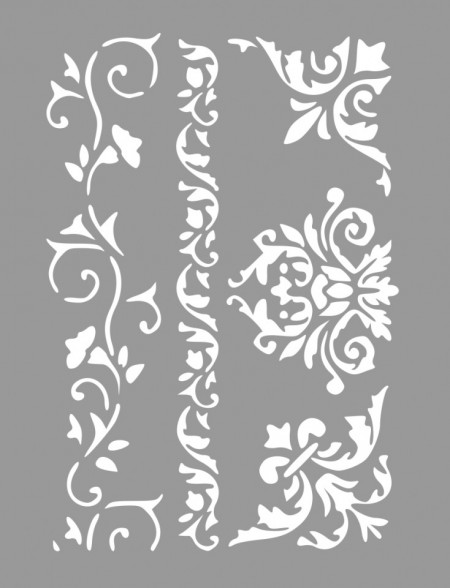 Sablon Refolosibil Borduri Colturi 29x22cm - Img 2