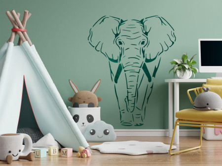 Sablon Refolosibil Elephant, 89x70cm, diferite grosimi, SP231
