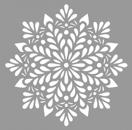 Sablon Refolosibil Mandala Flower 890*890mm - SP658989 - Img 2