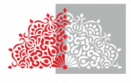 Sablon Refolosibil Mandala LIFE diametru 70cm - SP108.1PE4.70 - Img 3
