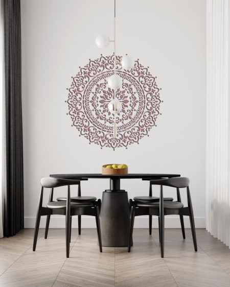 Sablon Refolosibil Mandala Phoebe 59 / 89cm * grosime 0.5 / 1mm - SP246 - Img 4