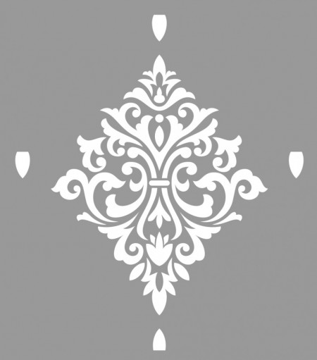 Sablon Refolosibil Repetitiv Damask 590*520mm - SP40 - Img 3