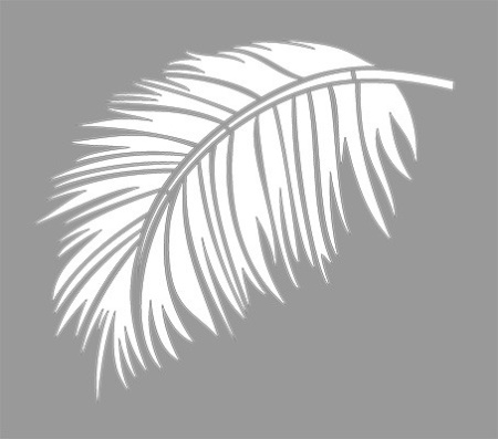 Palm Leaf Stencil - Reusable Repetitive - SP191 - Img 2
