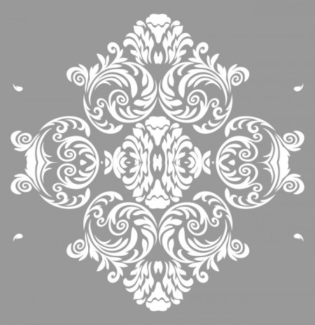 Reusable Repetitive Damask Stencil 610*590mm - SP76-3 - Img 2
