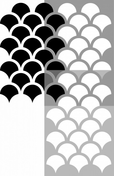 Reusable Repetitive Fishscale Stencil 590*400mm - SP30-1 - Img 4