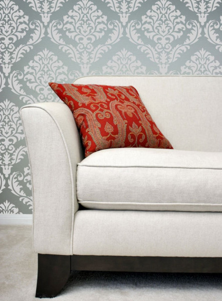 Reusable Repetitive Stencil Flower Damask 590*590mm - SP84 - Img 7