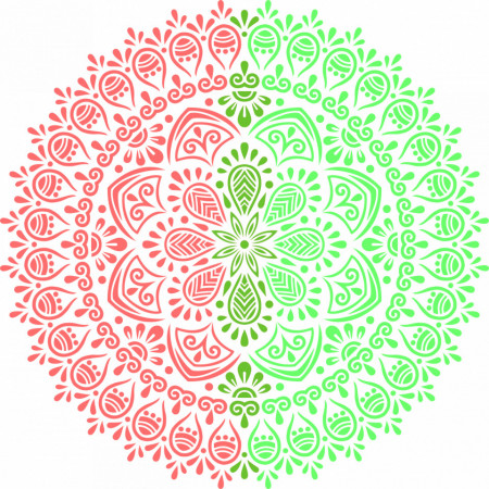 Reusable Stencil Mandala Tribal 890*550mm - SP50 1/2 - Img 4