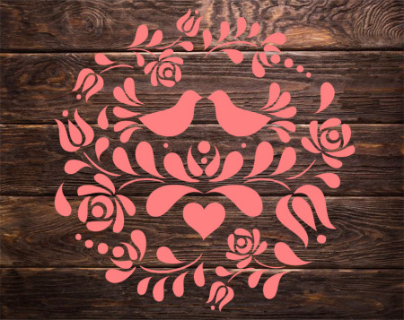 Reusable Stencil Panonian Folk Motif 330*330mm - SP103 - Img 6