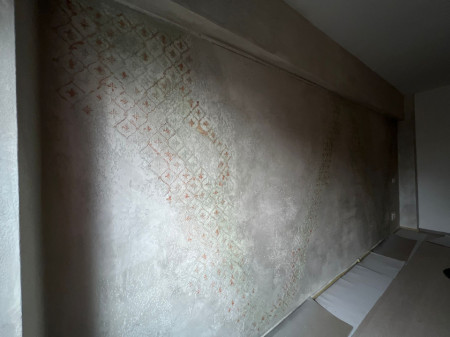 Sablon 65 x 55cm, Amfor Damask Motif, SP169, Refolosibil, Repetitiv - Img 4