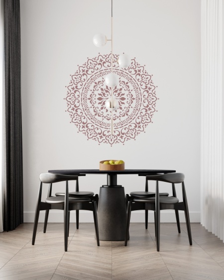 Sablon Refolosibil Mandala Phoebe 59 / 89cm * grosime 0.5 / 1mm - SP246 - Img 5