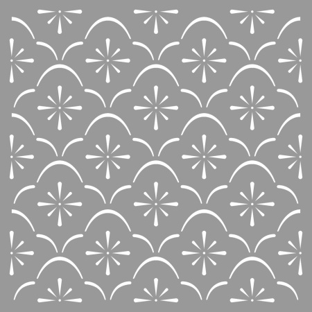 Sofia Stencil - 58x58cm, thickness 0.5 or 1mm - SP242, Repetitive - Img 2