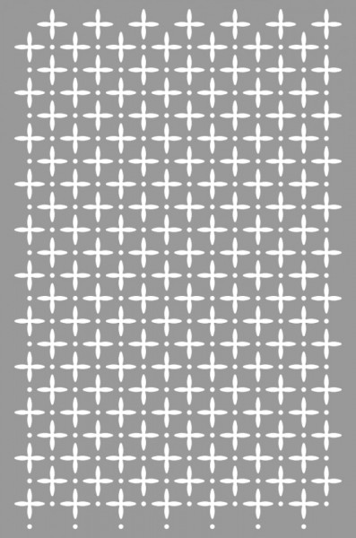 Stencil 89 x 59cm, Cross &amp; Dots SP167, Reusable, Repetitive - Img 3