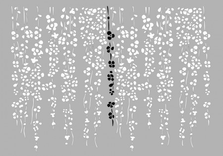 Flowing Flowers Stencil - Repetitive - SP204.120 x 89 cm - Img 3