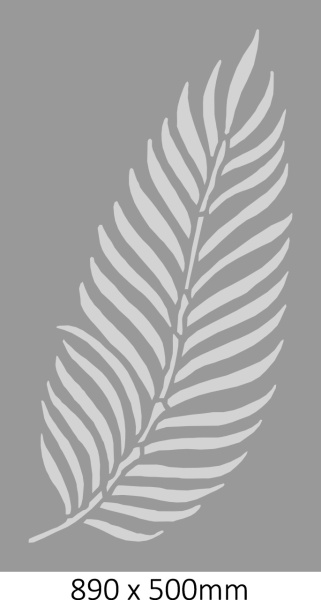 Palm Leaf Stencil 2 - Reusable Repetitive - SP218 - Img 3