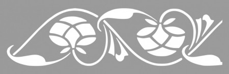 Repetitive Stencil 59 * 19cm Flower Border SP61 - Img 2