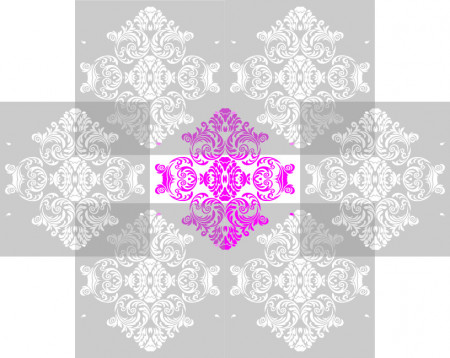 Reusable Repetitive Damask Stencil 610*590mm - SP76-3 - Img 3