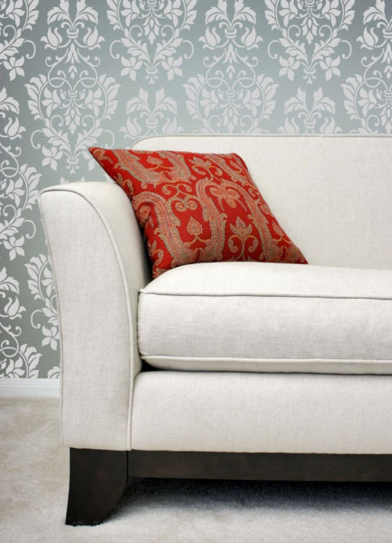 Reusable Repetitive Stencil Flower Damask 590*590mm - SP83 - Img 5