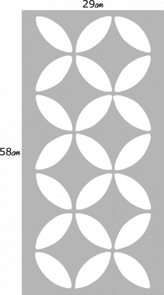 Reusable Repetitive Stencil for Painting Walls - SP15 - Img 4