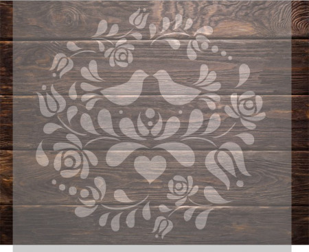 Reusable Stencil Panonian Folk Motif 330*330mm - SP103 - Img 7