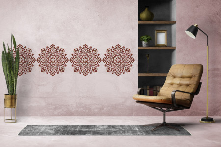 Sablon Refolosibil Mandala Flower 890*890mm - SP638989