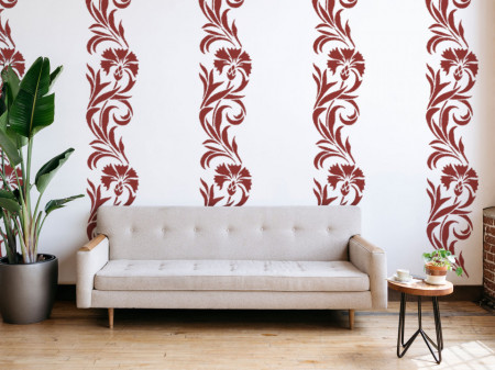 Sablon Repetitiv 120 * 50 cm Bordura Flori SP64