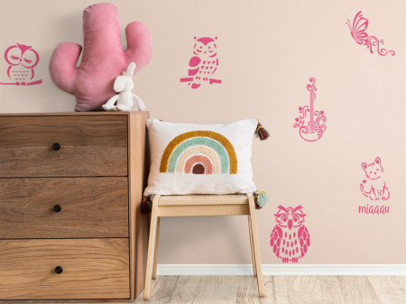 Set 6 sabloane A4, gama JOY, personalizare in regim DIY