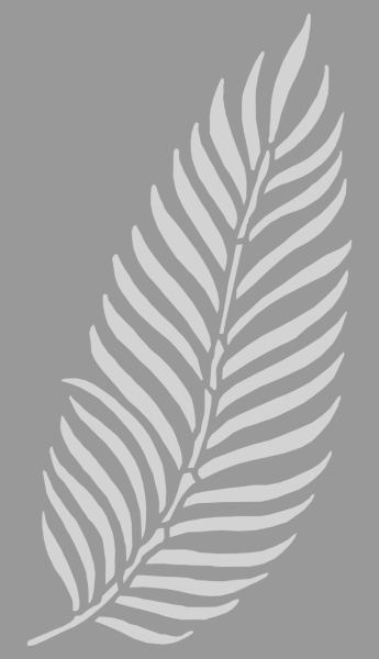 Palm Leaf Stencil 2 - Reusable Repetitive - SP218 - Img 4