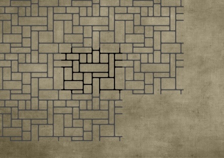 Reusable Brick Pattern Stencil 95 * 75cm * thickness 0.5 / 1mm - SP262 - Img 4