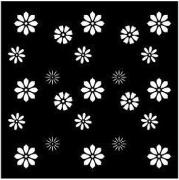 Reusable Stencil 590*590mm Floral - SP95-1 - Img 2