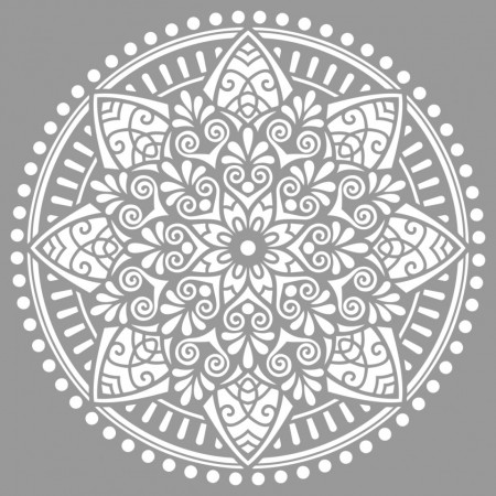 Reusable Stencil African Mandala 590*590mm - SP53 - Img 3