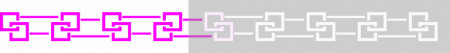 Reusable Stencil Repetitive Geometric Border 430*88mm - SP79-2 - Img 2