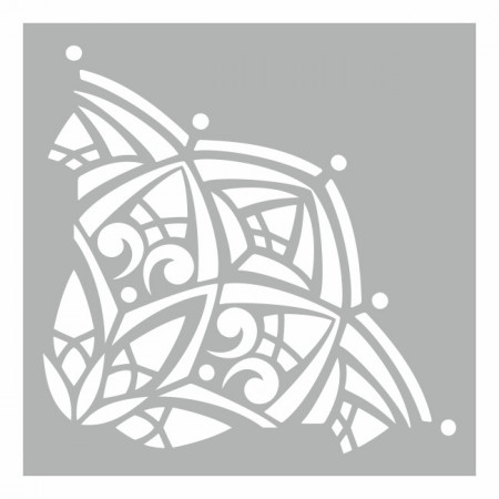 Sablon Refolosibil Mandala Gothic Circle diametru 70cm - SP113.1PE4.70 - Img 3