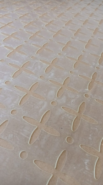 Stencil 89 x 59cm, Cross &amp; Dots SP167, Reusable, Repetitive - Img 5