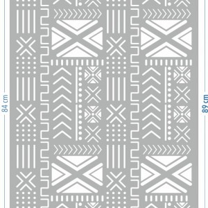 Aztec Art Stencil 89*59cm SP115 - Img 2