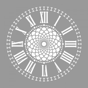 Clock Stencil SP96-M2 - different sizes