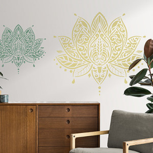 Lotus stencil 220321-6 - different sizes