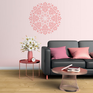 Mandala Happy Reusable Stencil 890*890mm - SP1748989