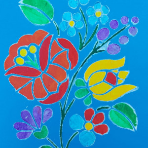 Panon Flower Stencil SP163 - different sizes - Img 3