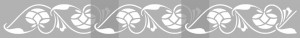 Repetitive Stencil 59 * 19cm Flower Border SP61 - Img 3