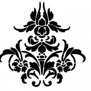 Reusable Damask Stencil SP2 - Img 2
