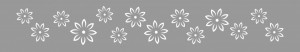 Reusable Repetitive Stencil Japanese Flowers Border 1000*175mm - SP79-1