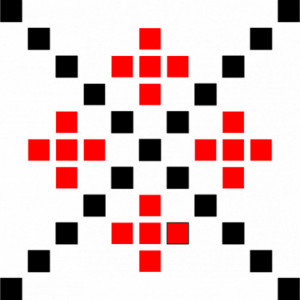 Reusable Stencil Repetitive Traditional Romanian Motif - SMTR01 - Img 4