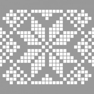 Sablon 45 * 30cm Refolosibil Repetitiv Motiv Traditional Romanesc - SMTR06 - Img 3