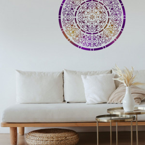 Sablon Refolosibil Mandala Arabesque 89x89 cm SP1828989