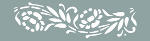 Border Stencil, Reusable, Peonies II 50x18 cm SP182-5 - Img 2