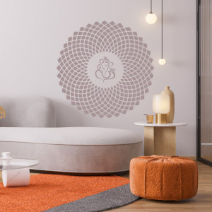 Mandala Hipnosys Stencil 890*890mm - SP1978989