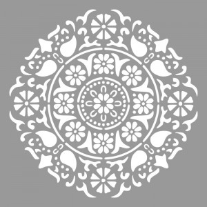 Mandala stencil 220321-1 - different sizes - Img 2