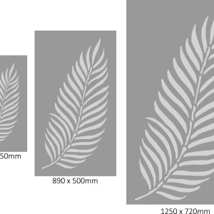 Palm Leaf Stencil 2 - Reusable Repetitive - SP218 - Img 6